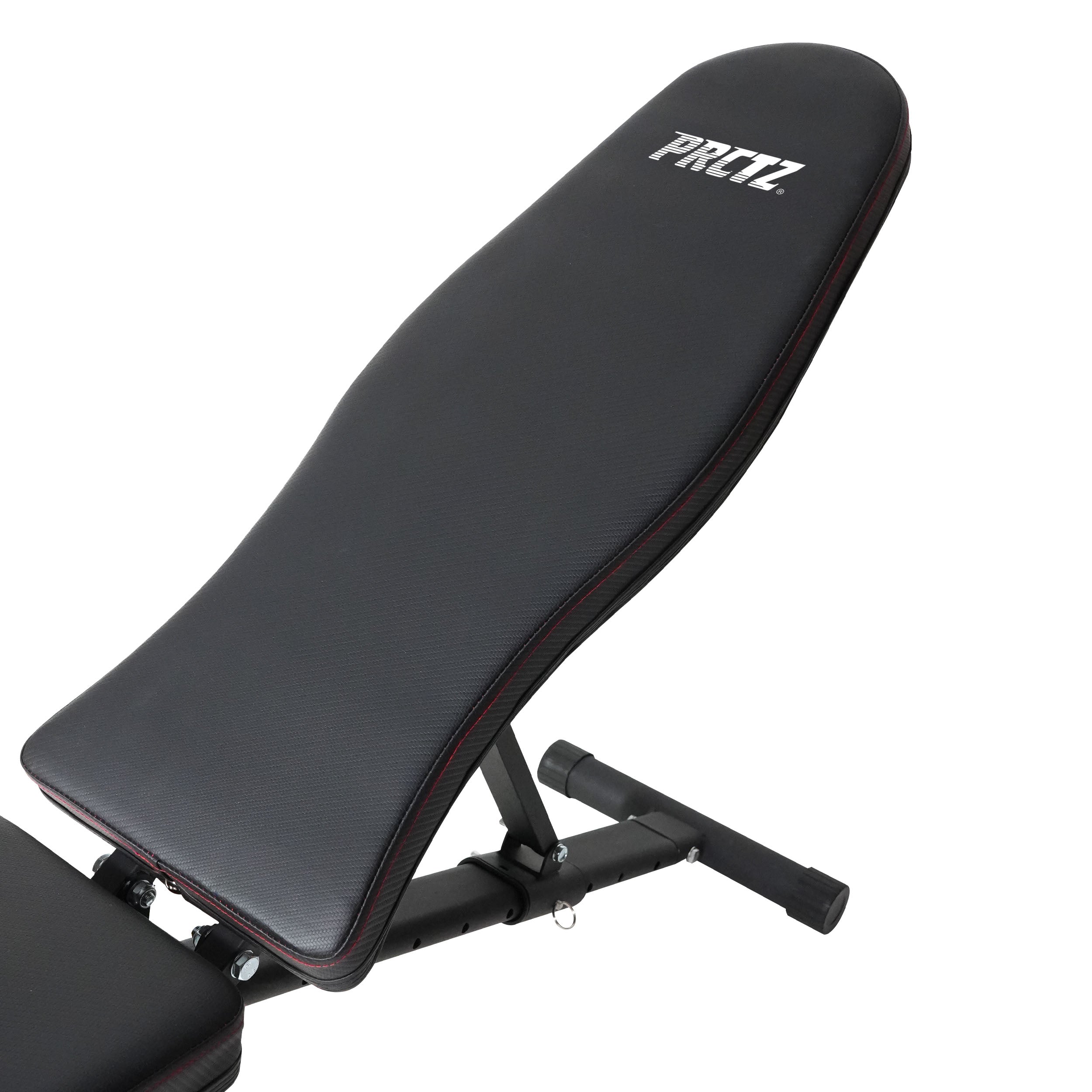 PRCTZ Two Piece Olympic Weight Bench with Squat Rack Foldable FID Ben