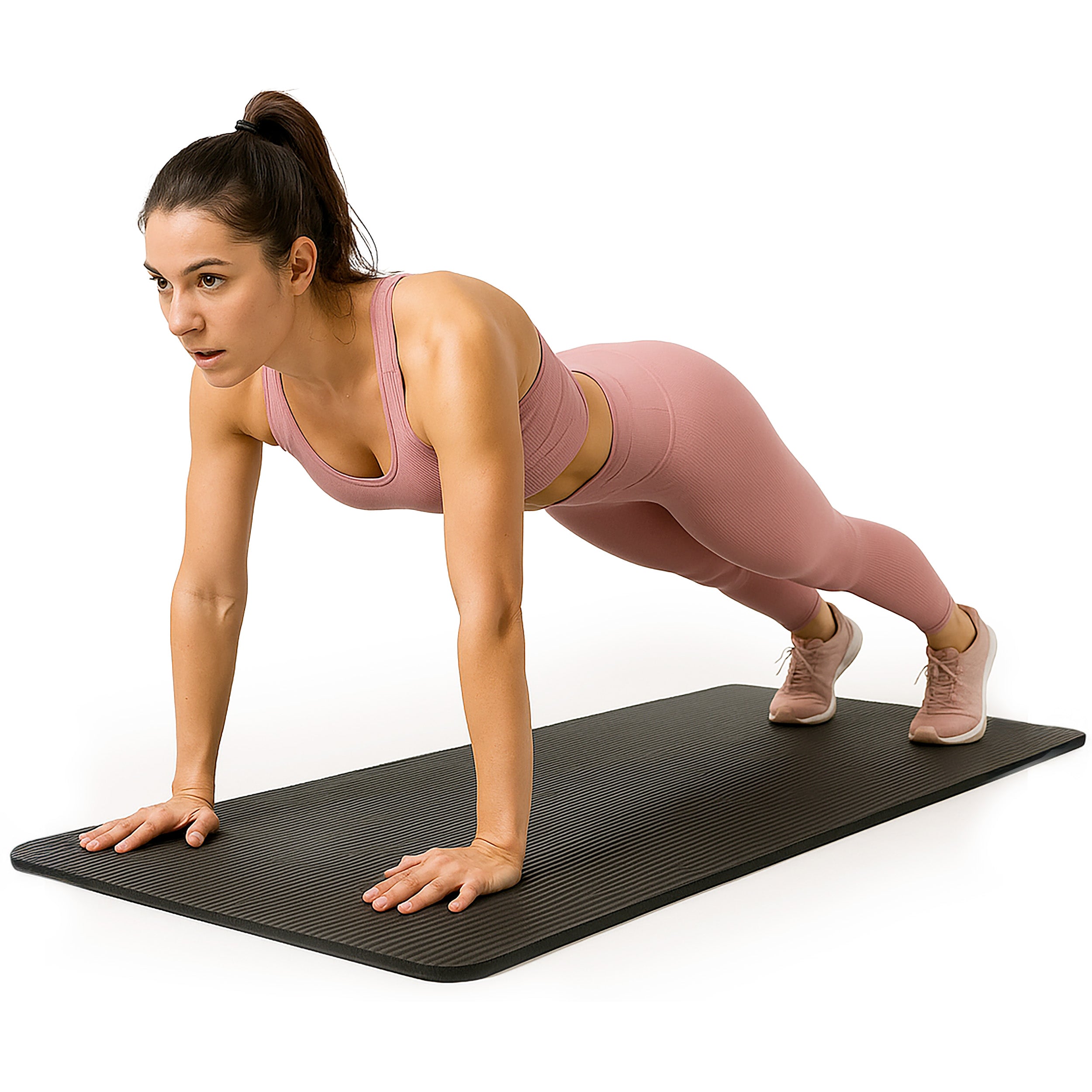 PRCTZ Essential 12mm NBR Exercise Fitness Mat