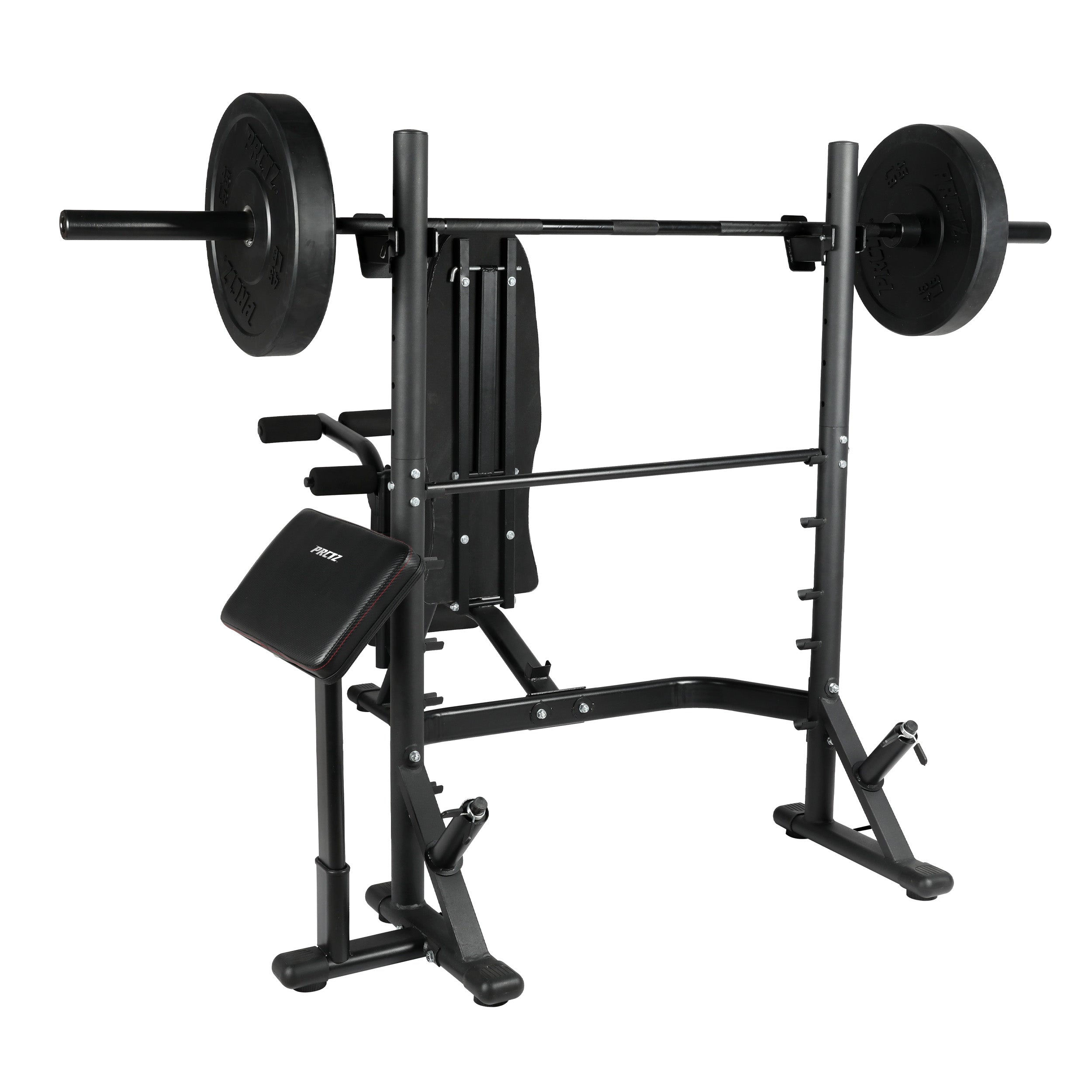 Bench and squat rack home online gym