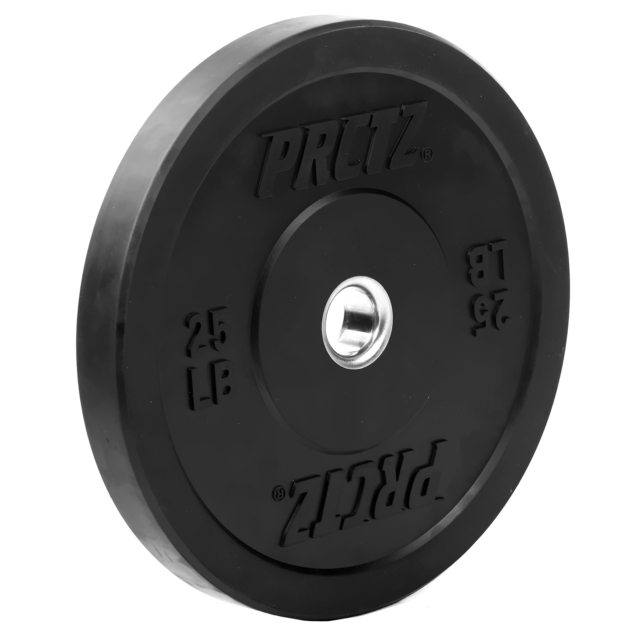 PRCTZ Olympic Bumper Weight Plate with Steel Insert Single 10 45lb