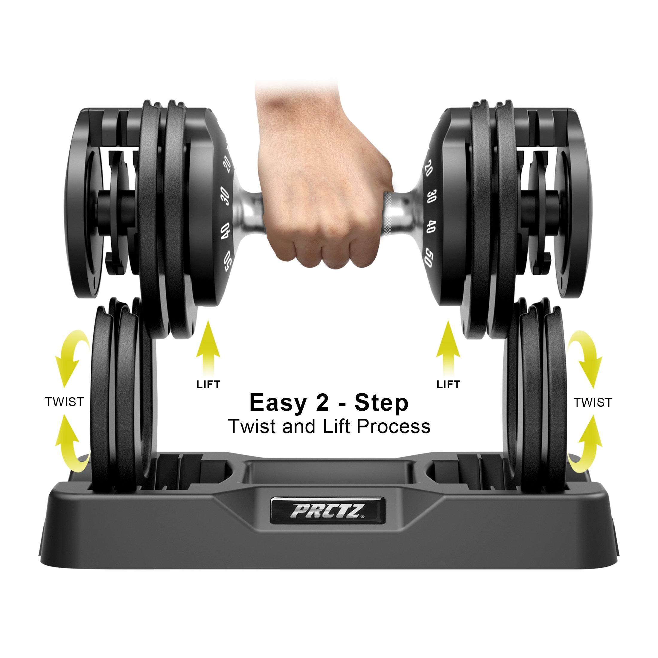 50 lb 2025 adjustable dumbbell set