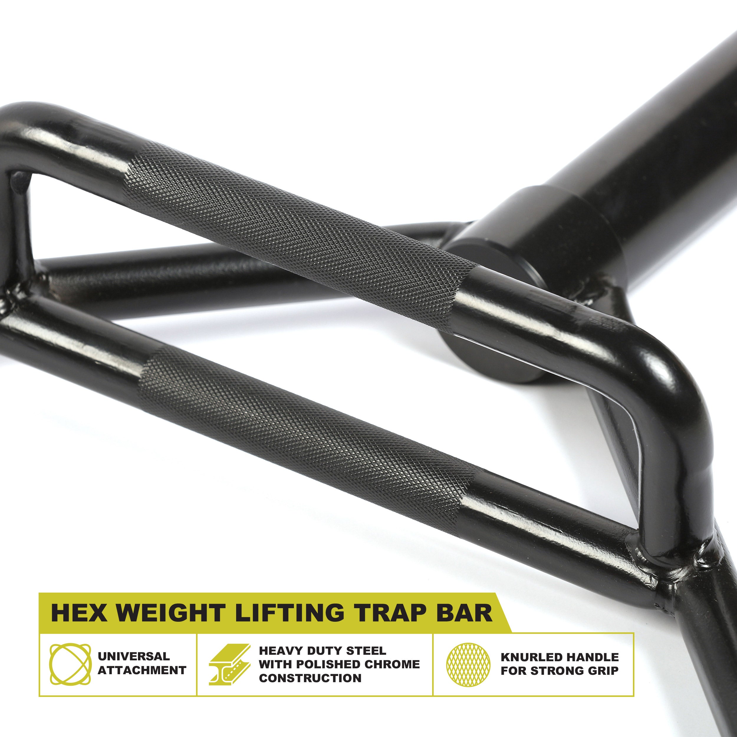 ウエイトトレーニング weight lifting cage, bars and weights PRCTZ Olympic 50-Pound Hex Weight Trap Bar with 2 In. Sleeve